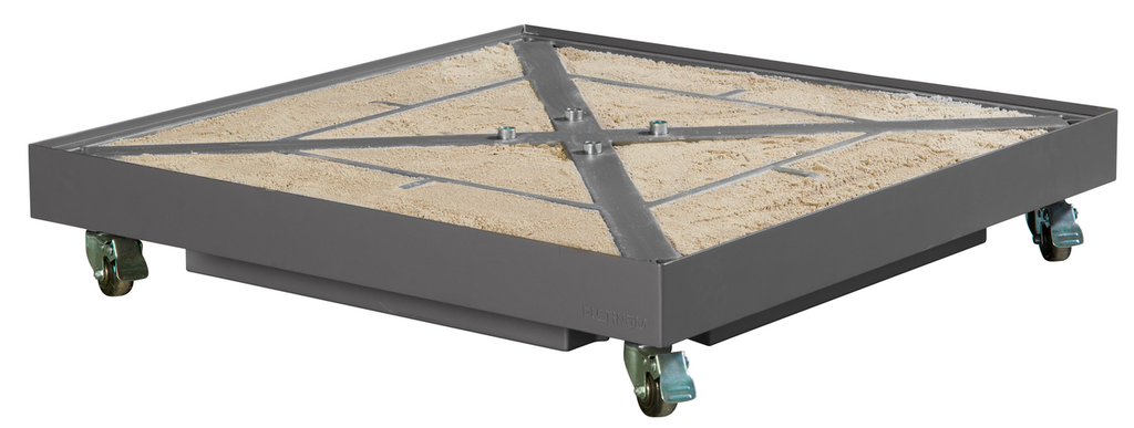 Platinum Ceramica 40kg vulbare parasolvoet met zwenkwielen voor middenstokparasols 6100