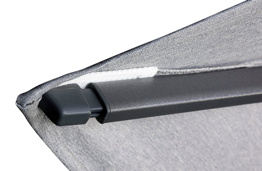 Platinum Challenger T² 300x300cm antraciet frame antraciet doek