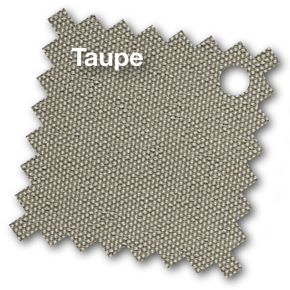 Platinum Riva Ø300 antraciet frame taupe doek