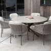 Taste 4SO Prado eettafel keramisch tafelblad terre 160 cm Ø
