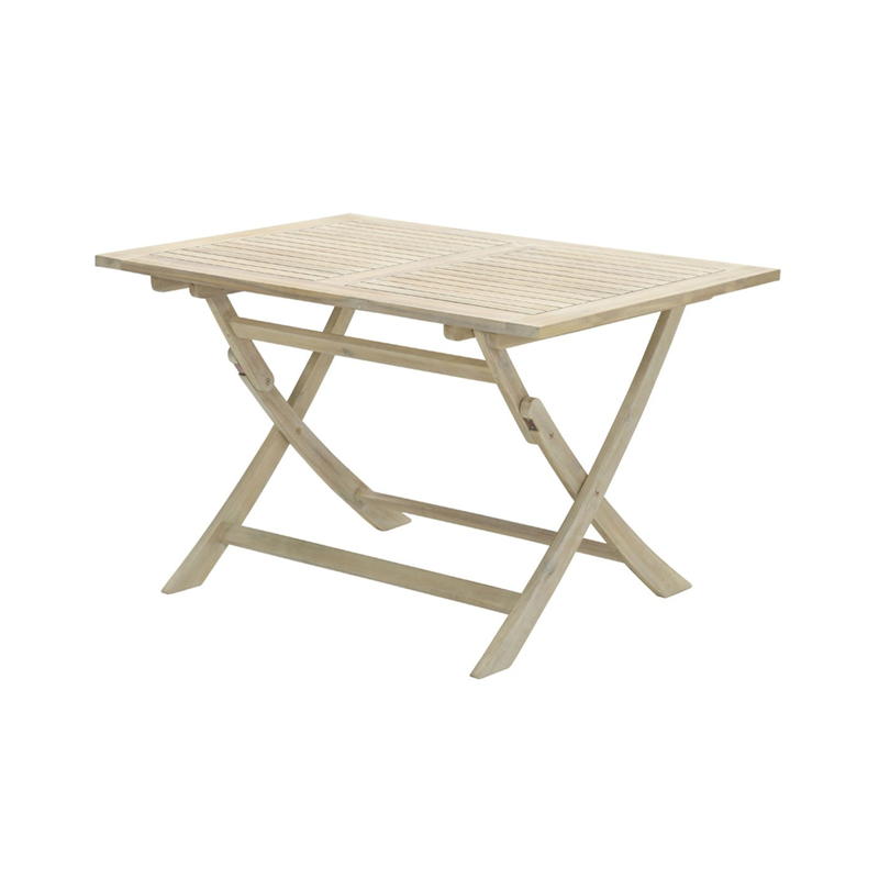 Garden Impressions Kent vouwtafel 120x80xH72cm white wash
