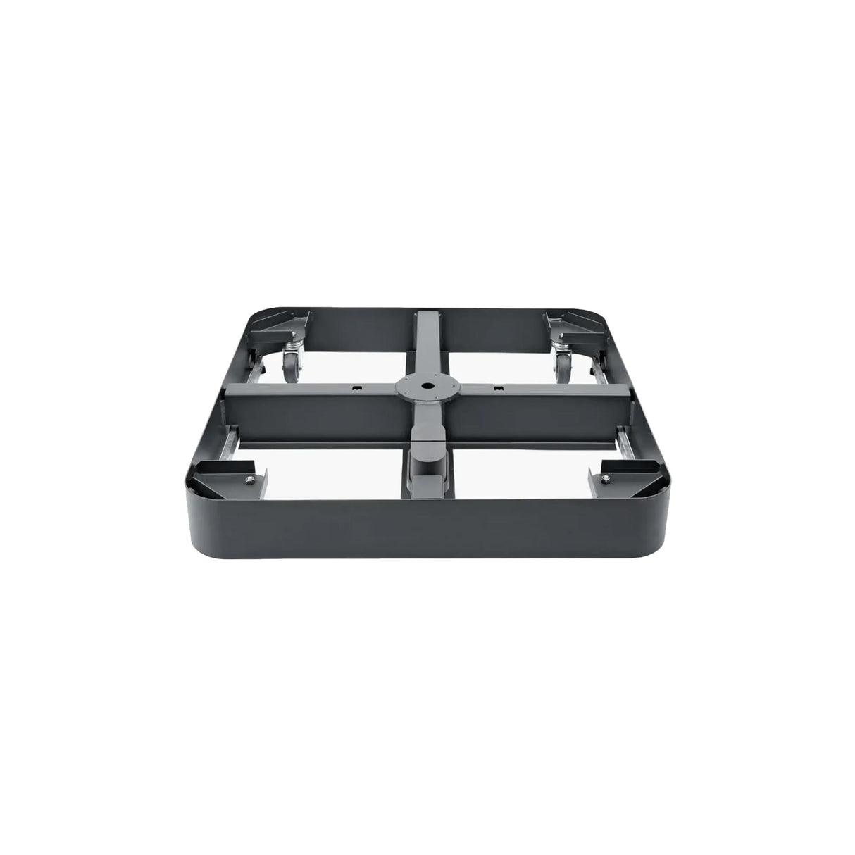 Glatz Frame voor voet met rollen M4, 180 kg, 94 × 94 × 14.6 cm, staal verzinkt,antraciet, frame (zonder afdekplaat)