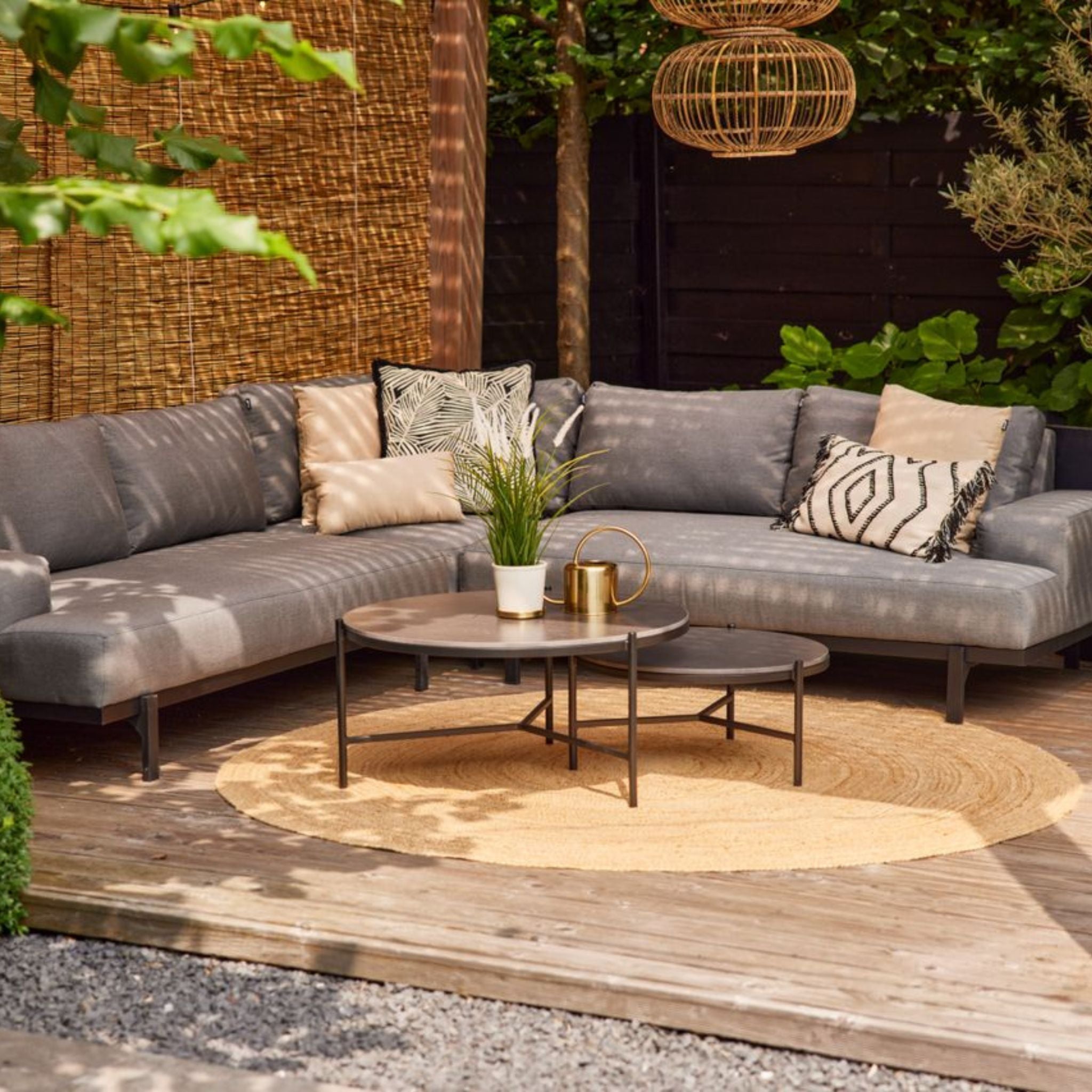 Hartman Lucas hoek loungeset mid grey