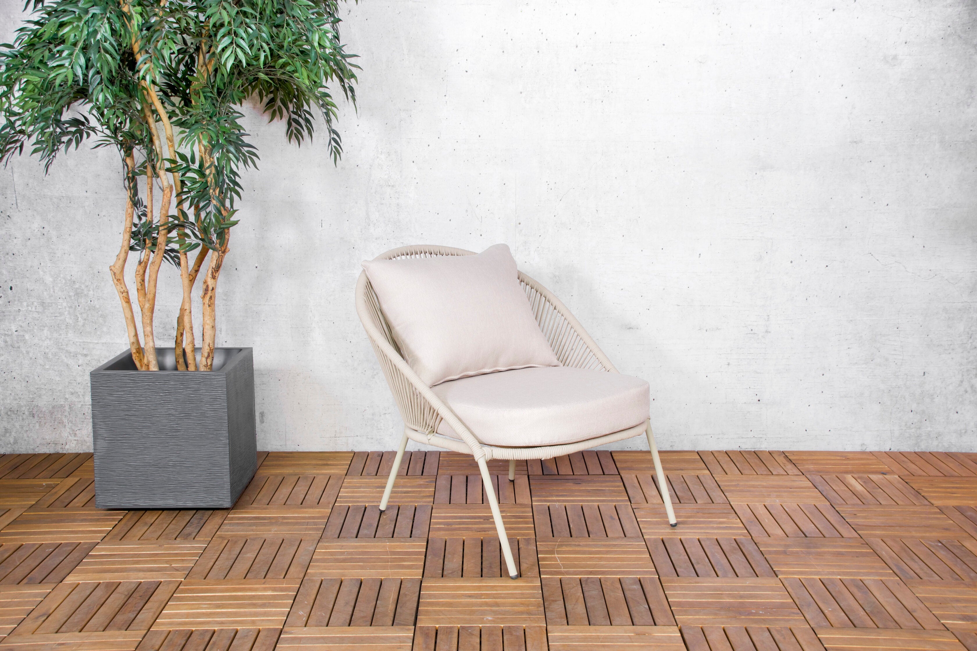 Sens Ibiza relax stoel taupe