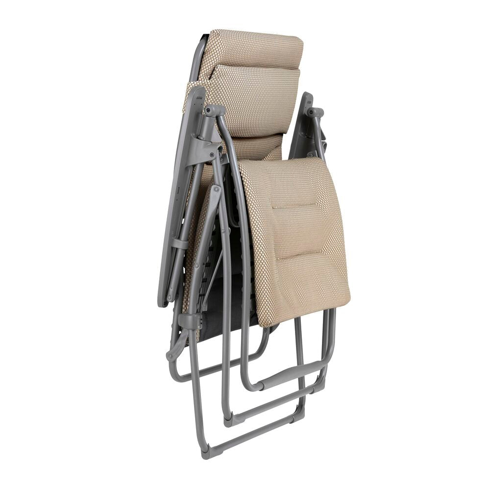 Lafuma Futura XL gepolsterde BeComfort Zero-Gravity Relaxstoel moka