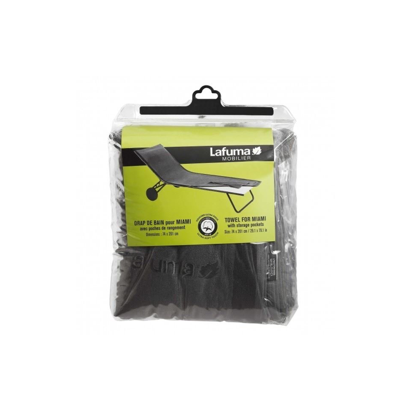 Lafuma Handdoek Miami antraciet