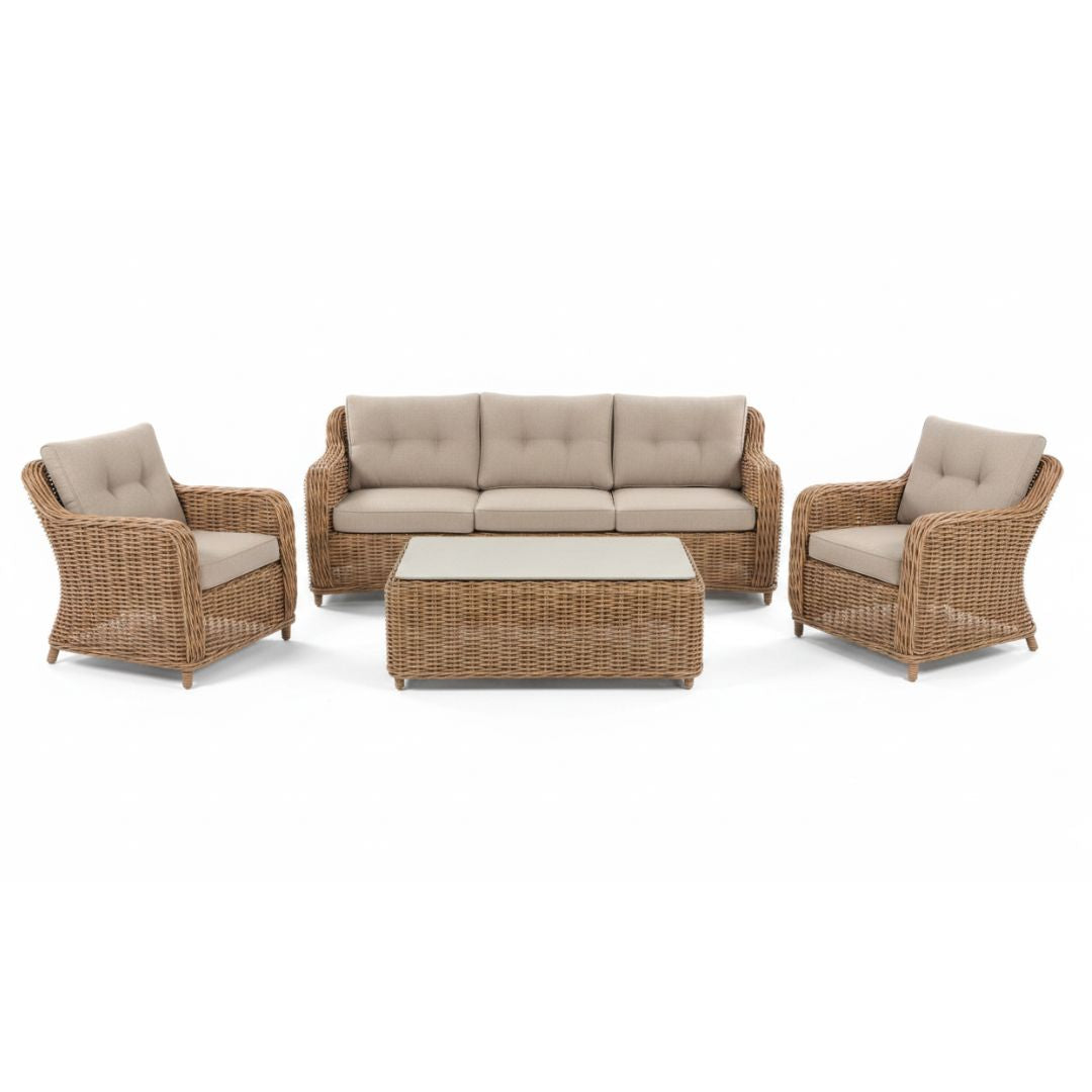 Lago Verbania Sofaset wicker 4-delig