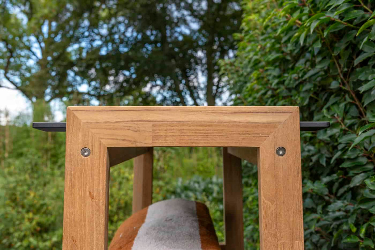 4 Seasons Outdoor Liv teak tuinkast met 6 HPL planken