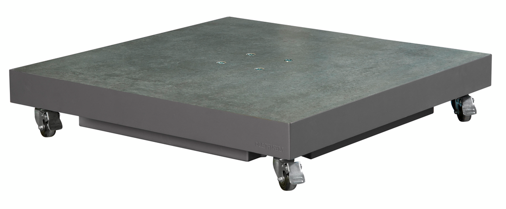 Platinum Ceramica 90kg vulbare parasolvoet met zwenkwielen voor zweefparasols 6104