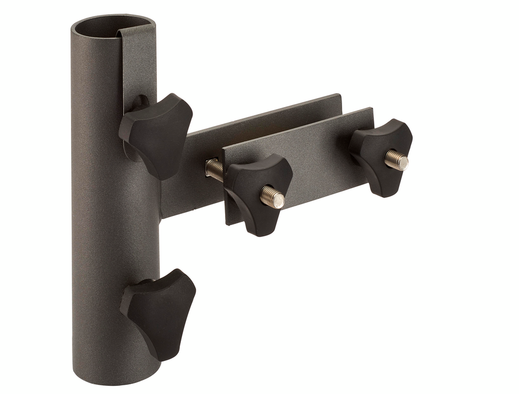 Platinum Vertical flat railing, Ø38mm antraciet