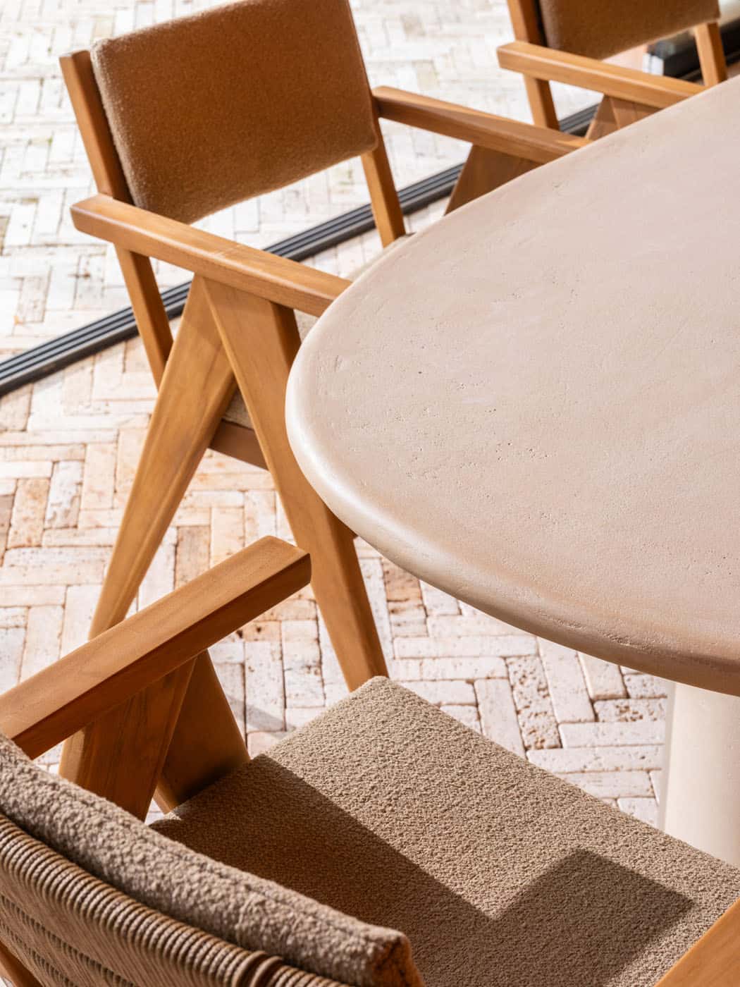 4 Seasons Outdoor Hampton dining eettafel mortex 240×105 cm