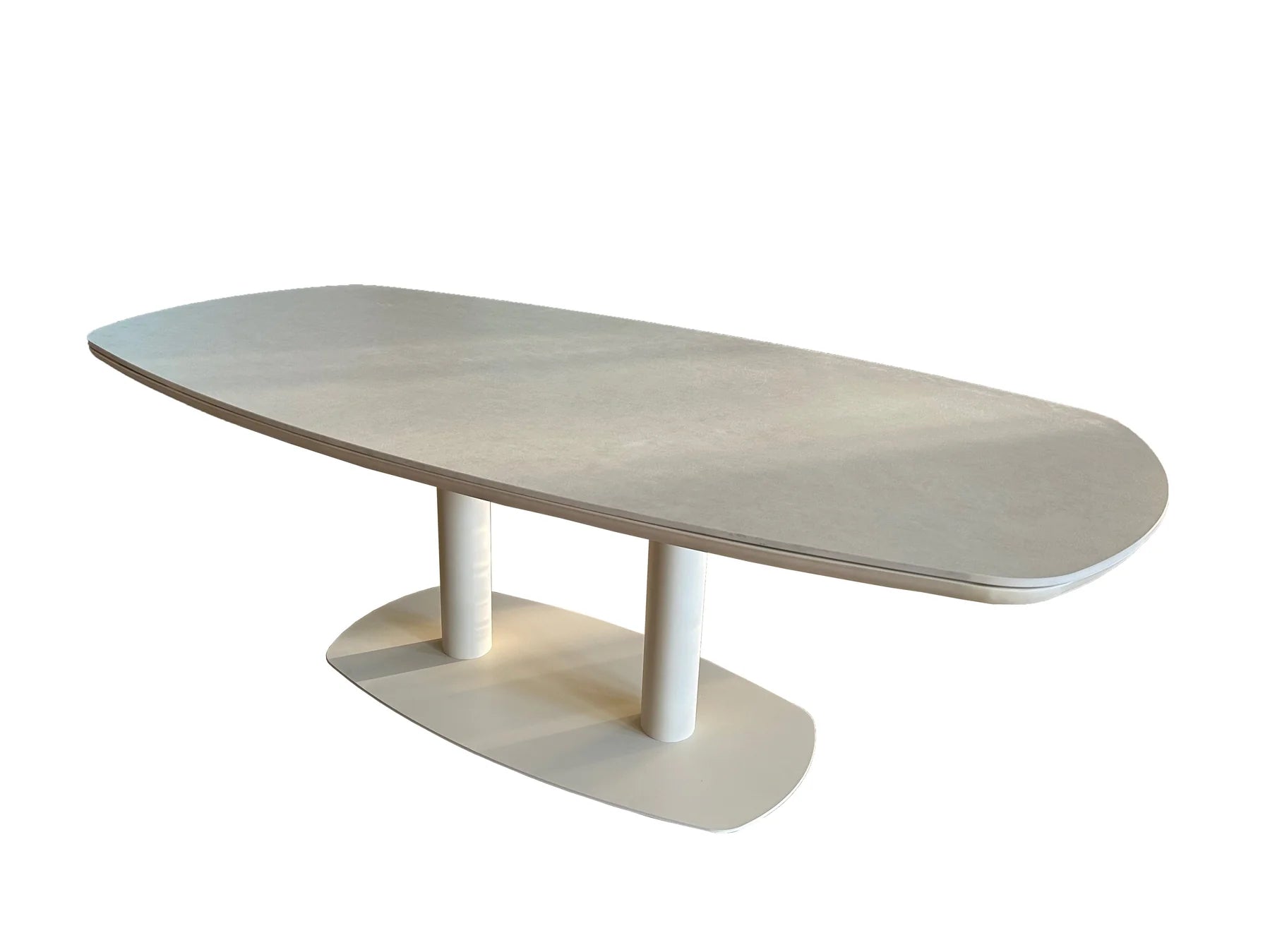 Apple Bee Melville dining tafel 220x110cm Deens ovaal Sintered Stone - Oyster