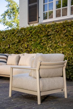 4 Seasons Outdoor Mykonos lounge stoel incl. 3 kussens