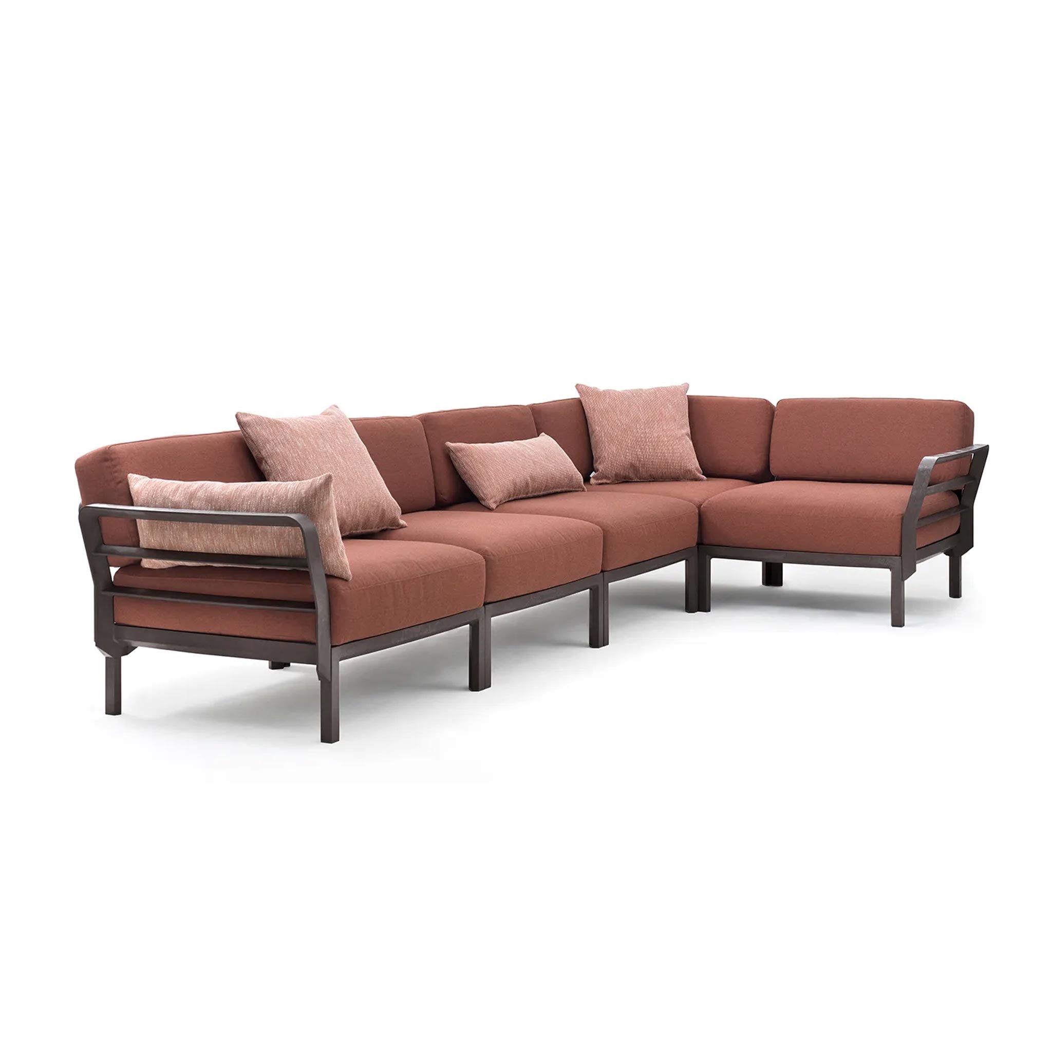 Nardi Maximo 5-delige loungeset terra-cannella