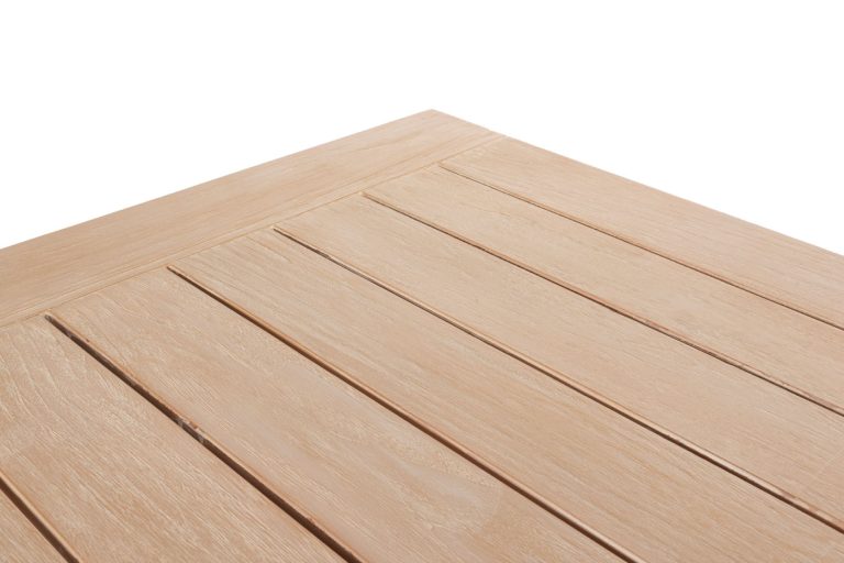 4 Seasons Outdoor Julia low dining + Taste 4SO Noah low dining brushed teak tafel 300 cm