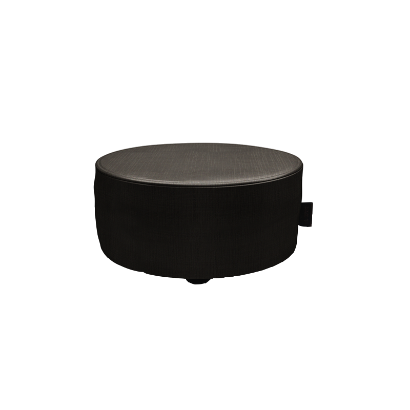 Outdoor hocker Iris - Satin Silver Bronze 60Bx25H rond