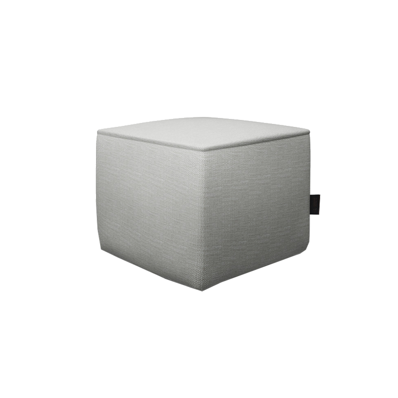 Outdoor hocker Milou - Rib Ash Grey 55Lx55Bx45H