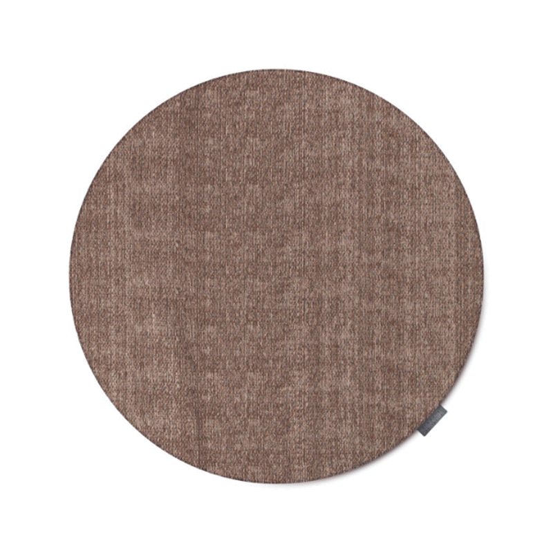 Outdoor karpet 'Uni Grey' rond