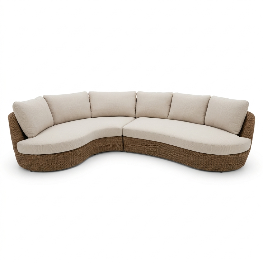 Lago Poppino Lounge-hoekset wicker