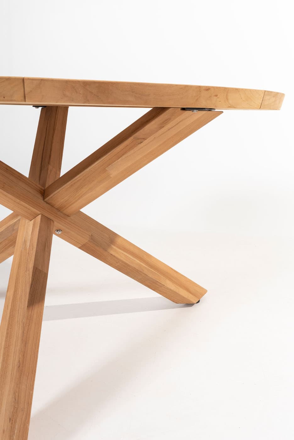 4 Seasons Outdoor Murcia dining latte + Taste 4SO Prado teak tafel 130 Ø cm