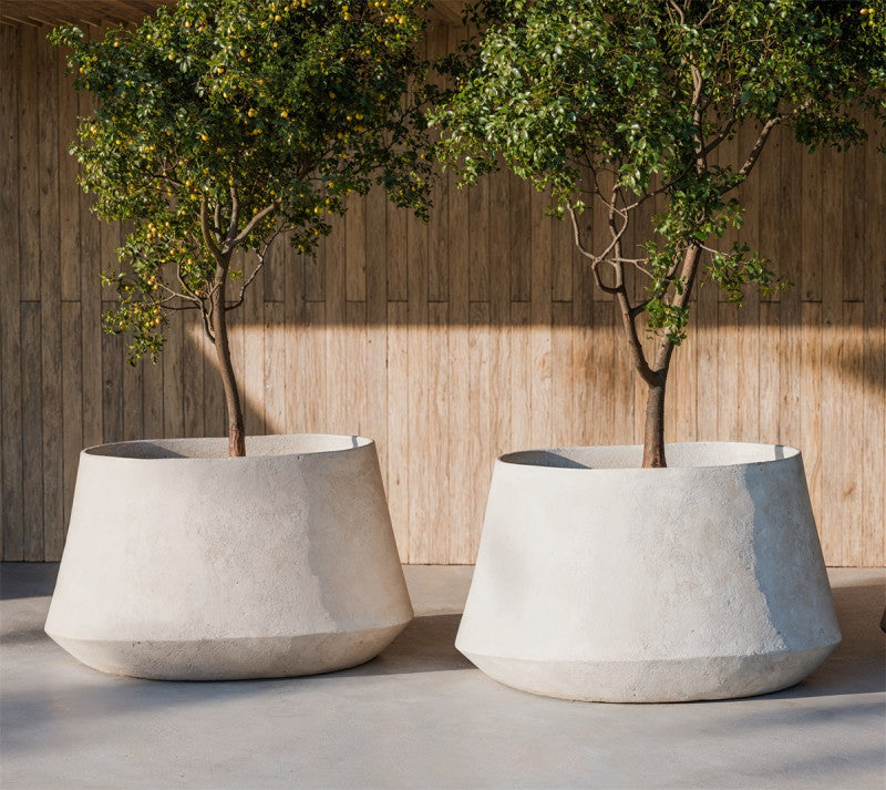 Luca Lifestyle Rondello Pot 74cm– Ash Brown