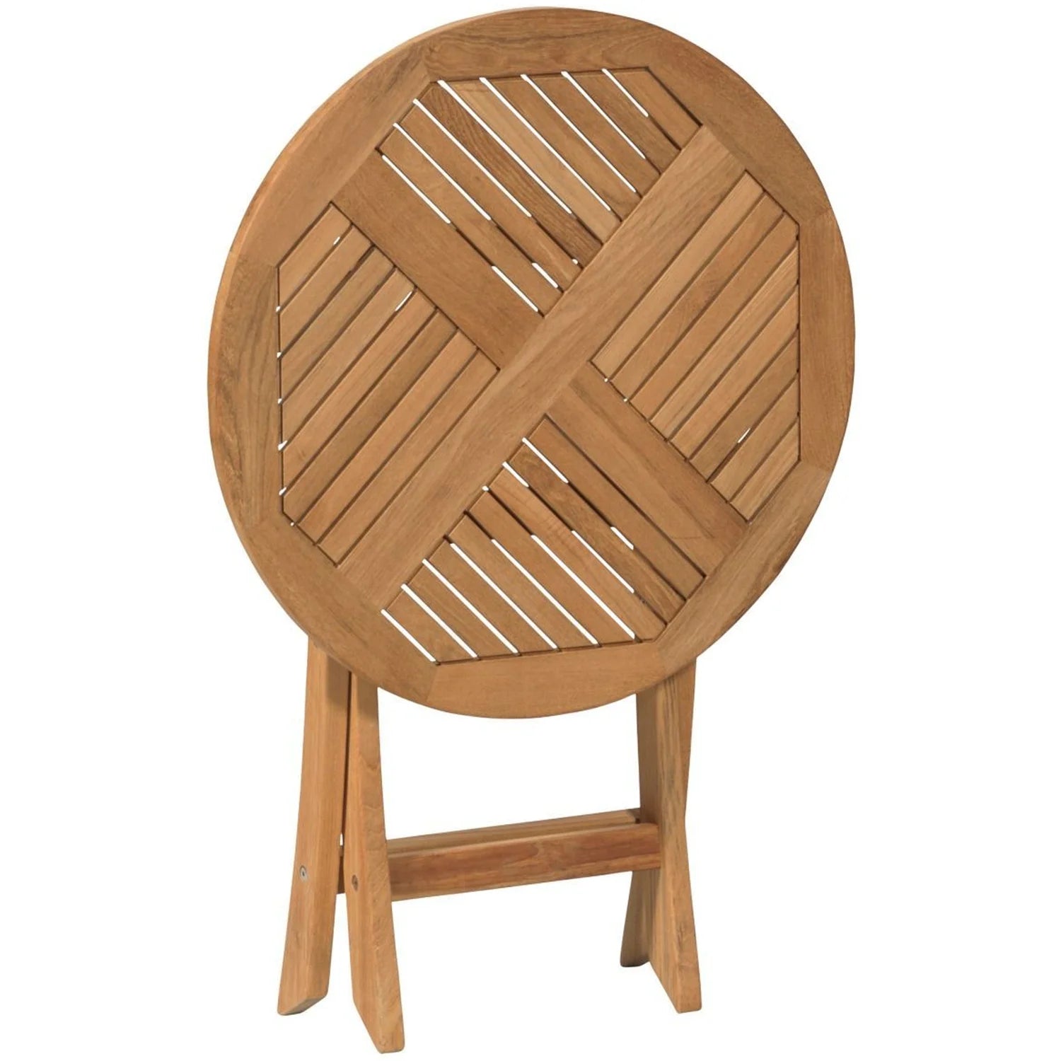 Exotan Inklaptafel teak Ø 65cm