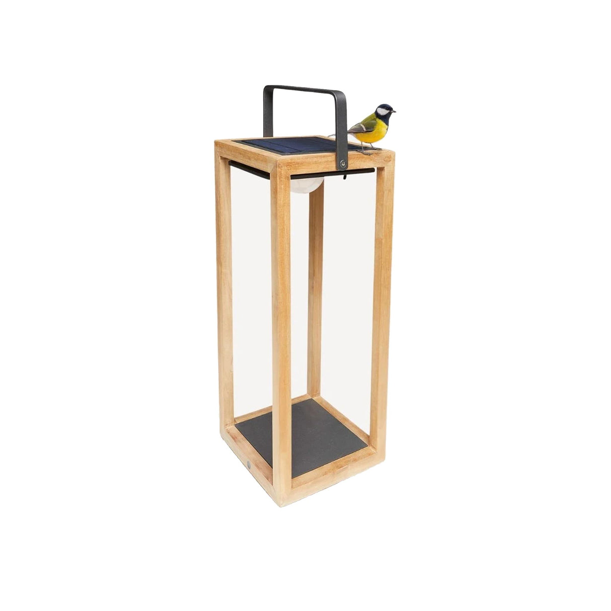 Suns Mr Solar Tom 15x15x26 FSC Naturel teak Slate Brown automatic xwitch