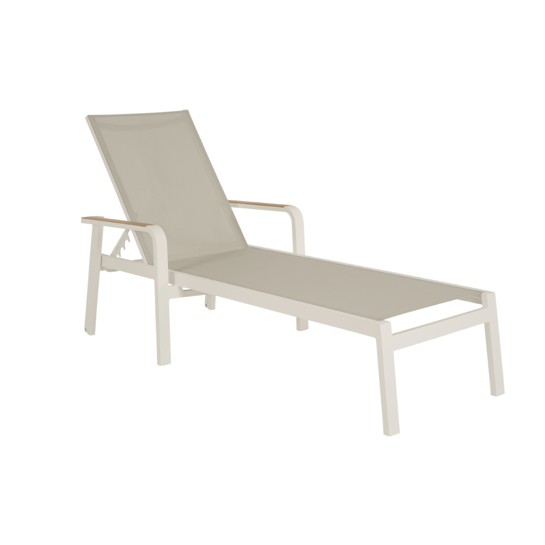 Suns Tutti lounger Camel Sand frame/ sand textileen