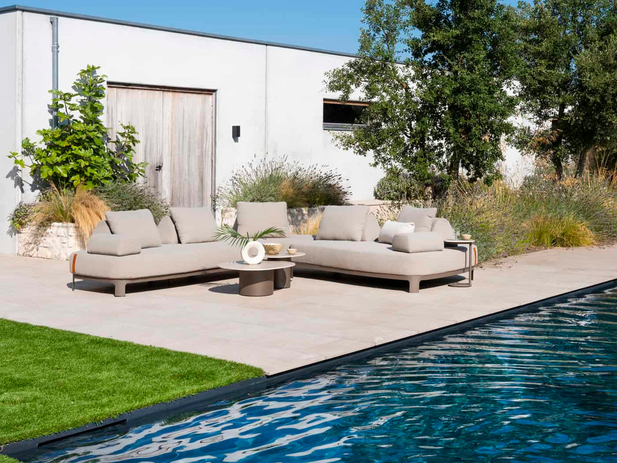 4 Seasons Outdoor Santorini hoekbank zonder salontafel