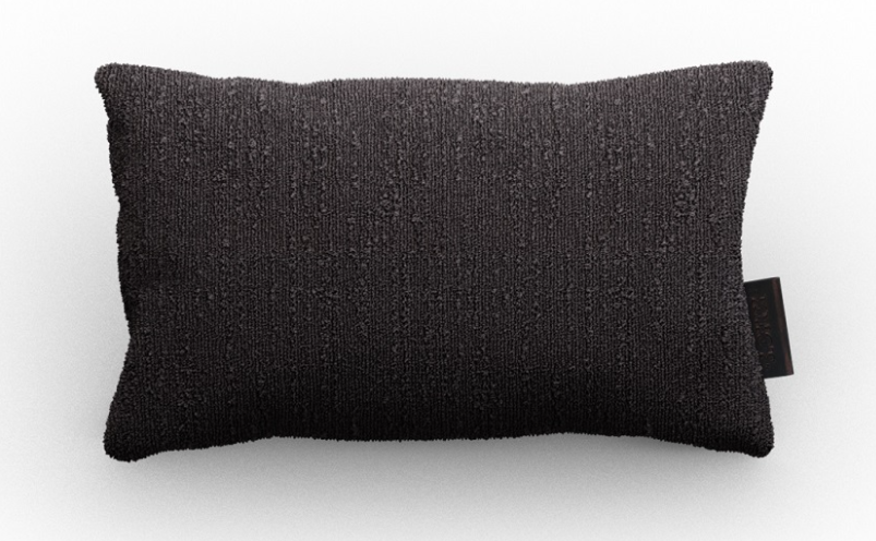 KMCT collection Premium | Outdoor Cushion 'Structure Graphite' 50 x 30 cm