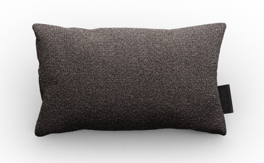 KMCT collection Premium | Outdoor Cushion 'Bouclé Graphite' 50 x 30 cm