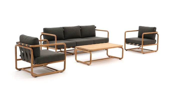 Apple Bee Loungeset Dolce 4-delig Grey