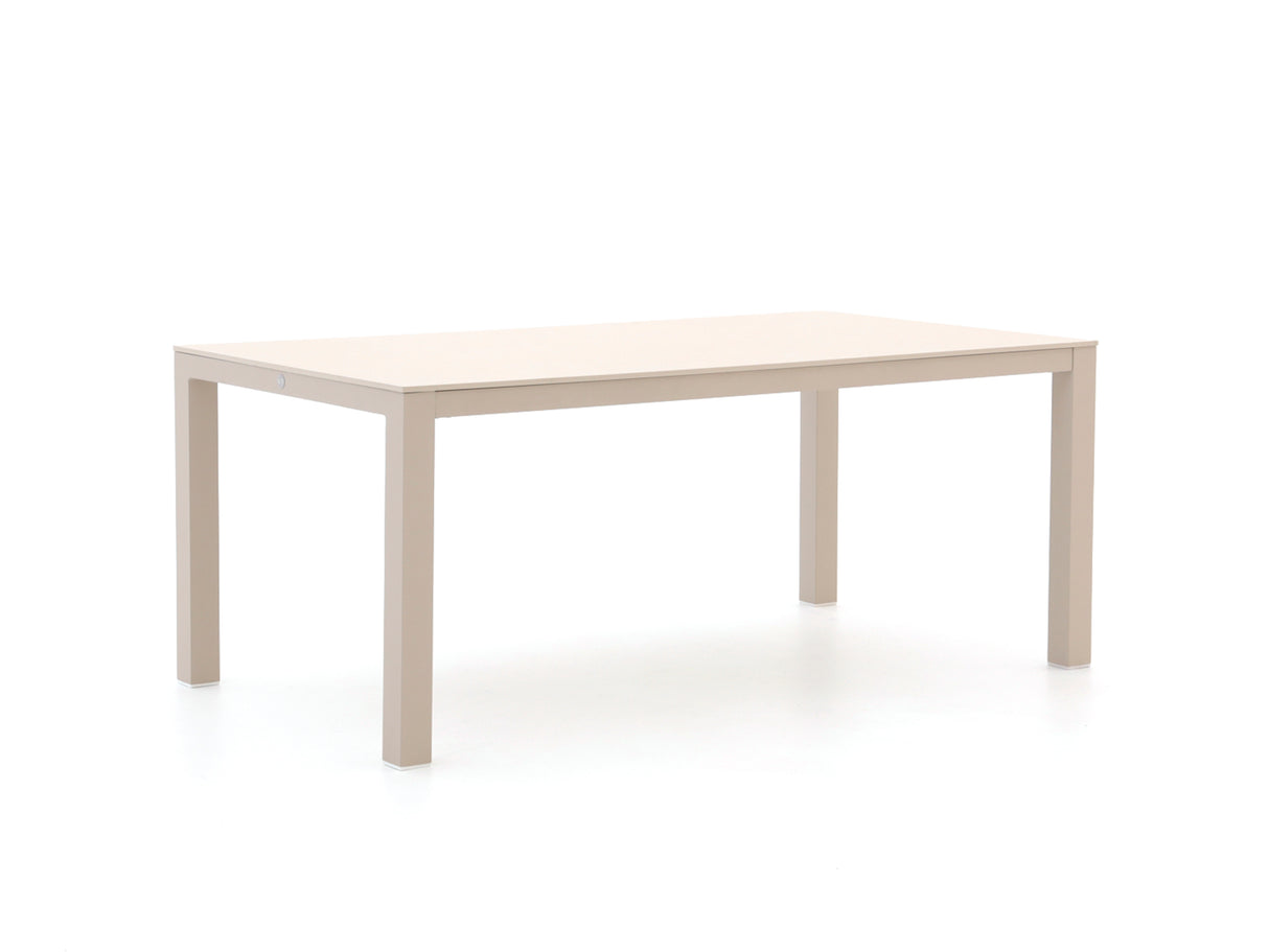 Suns Monte vari eettafel 240x100cm Camel sand frame, keramiek blad