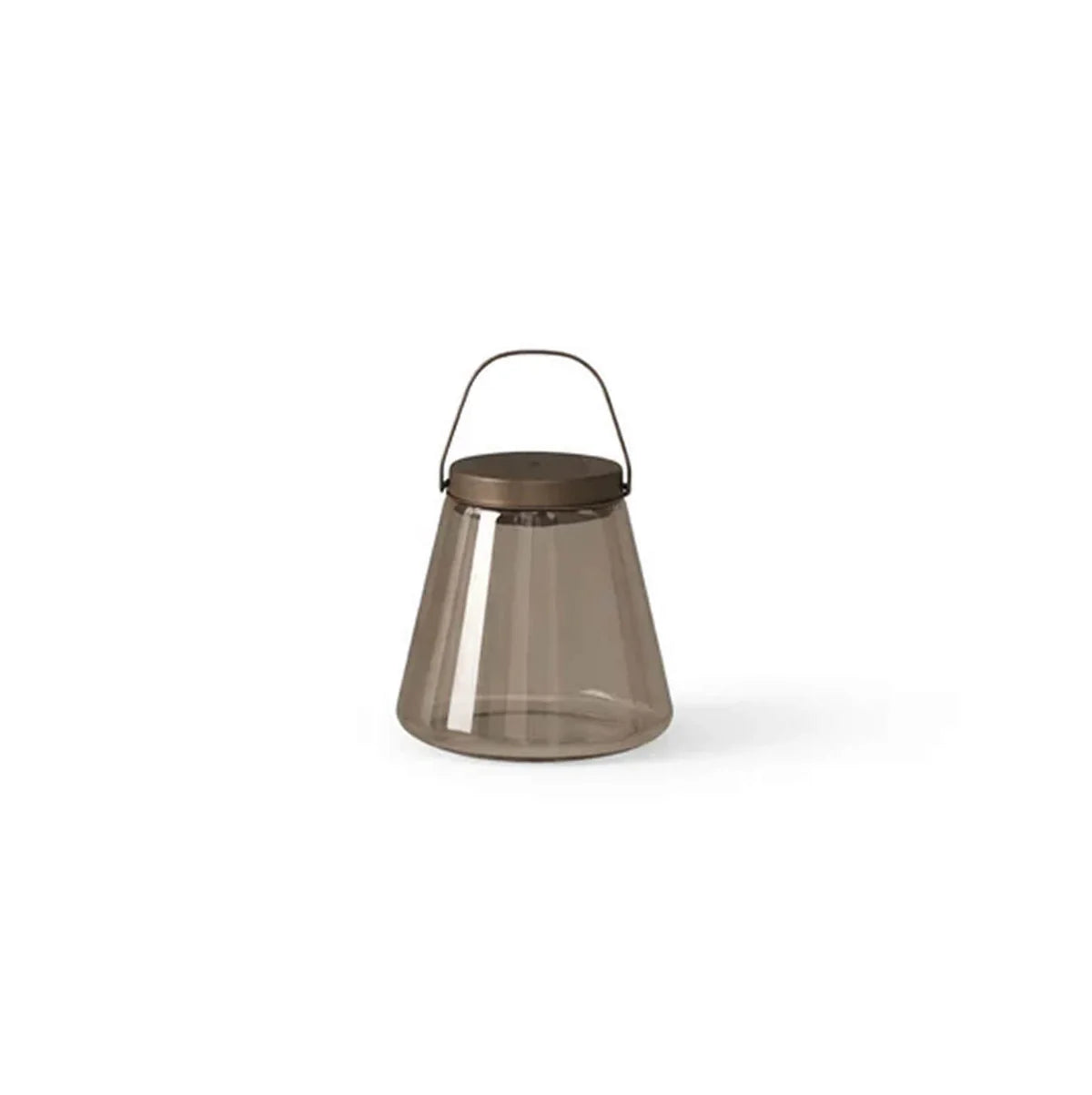 Suns Luna solar lamp S Bronze | Smokey glass | automatic switch