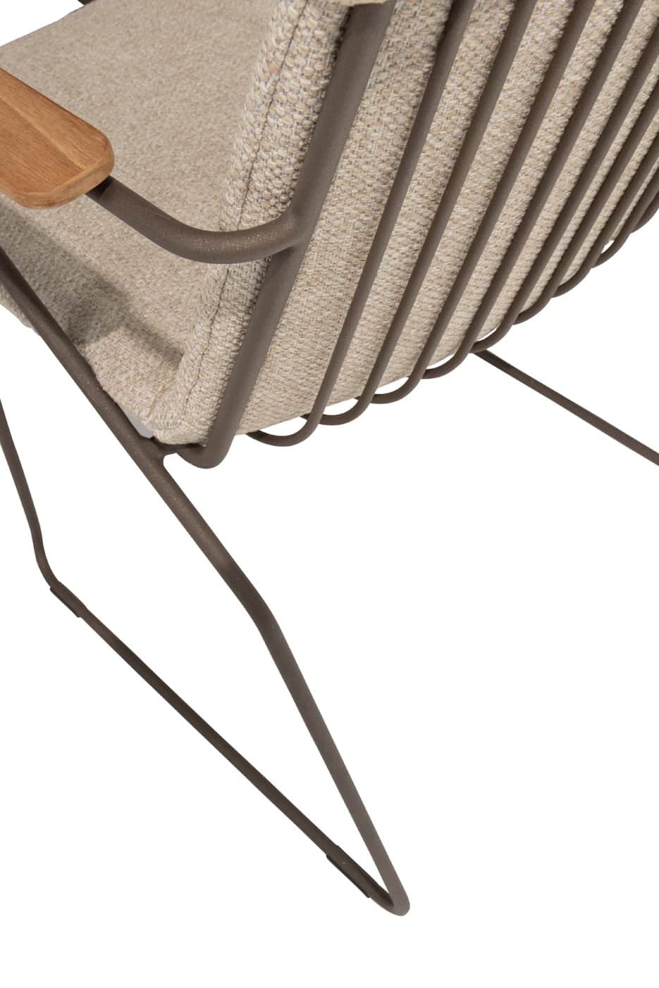 4 Seasons Outdoor Veneto stapelbare dining stoel terre RVS incl. kussen