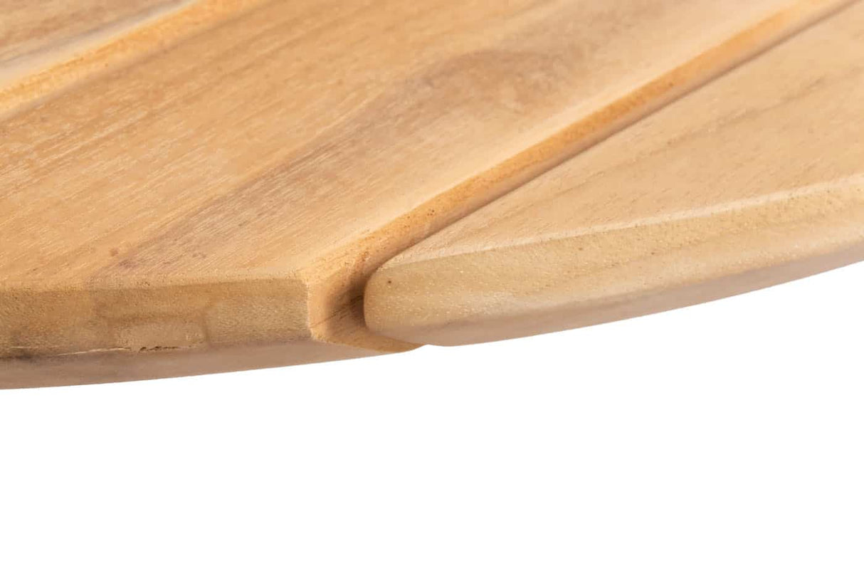 4 Seasons Outdoor Verdi bijzettafel teak 45 cm. Ø (H 55) latte