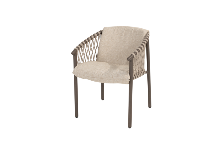 4 Seasons Outdoor Allora dining stoel terre incl. kussen