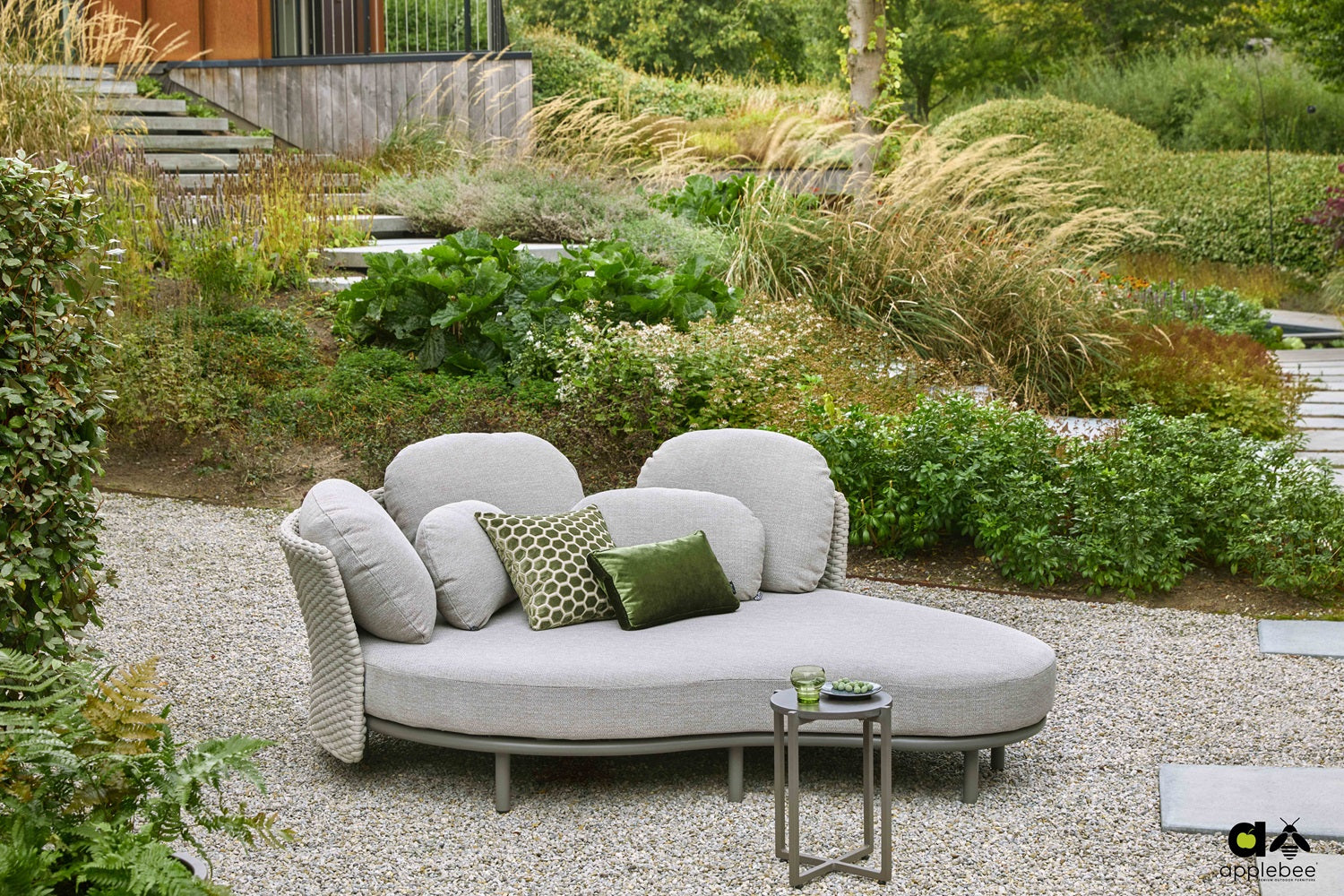 Apple Bee Chill Out daybed 2p. Mid Grey
