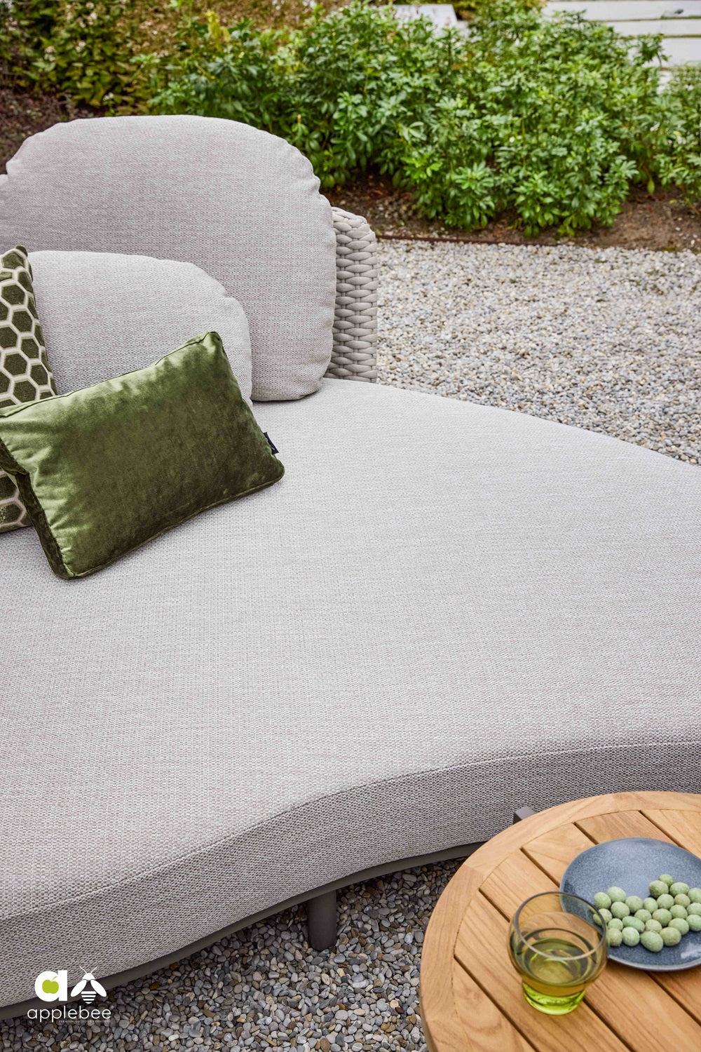 Apple Bee Chill Out daybed 2p. Mid Grey