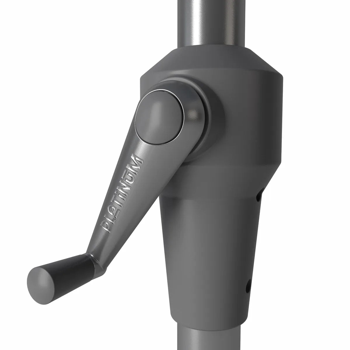 Platinum 400Ø Riva antraciet frame taupe doek