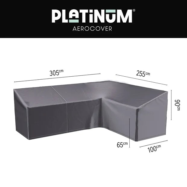 Platinum AeroCover Loungesethoes 8027 hoekset rechts 305x255x100xH65/90