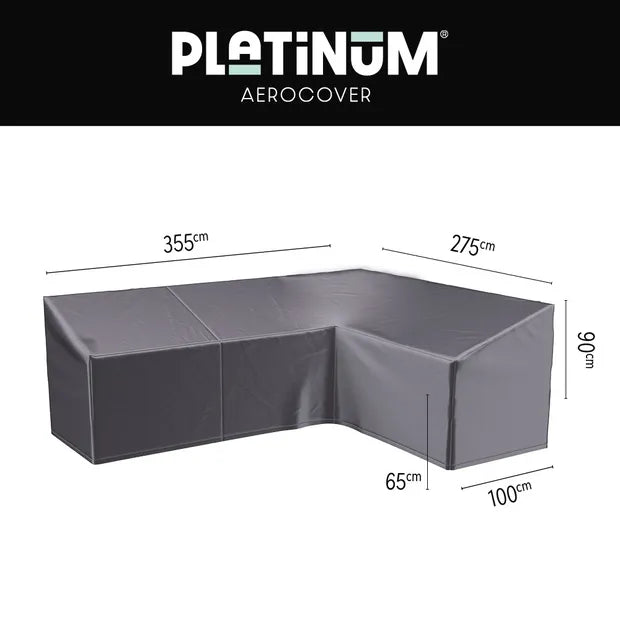Platinum AeroCover Loungesethoes 8029 hoekset rechts 355x275x100xH65/90