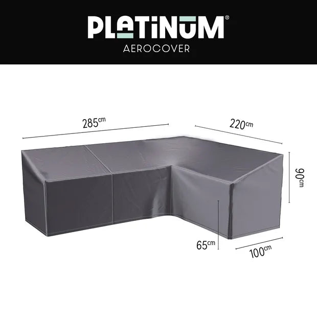 Platinum AeroCover Loungesethoes 8025 hoekset rechts 285x220x100xH65/90