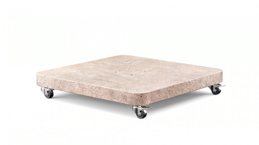 Platinum Venezia round edge 120kg Beige polished Graniet