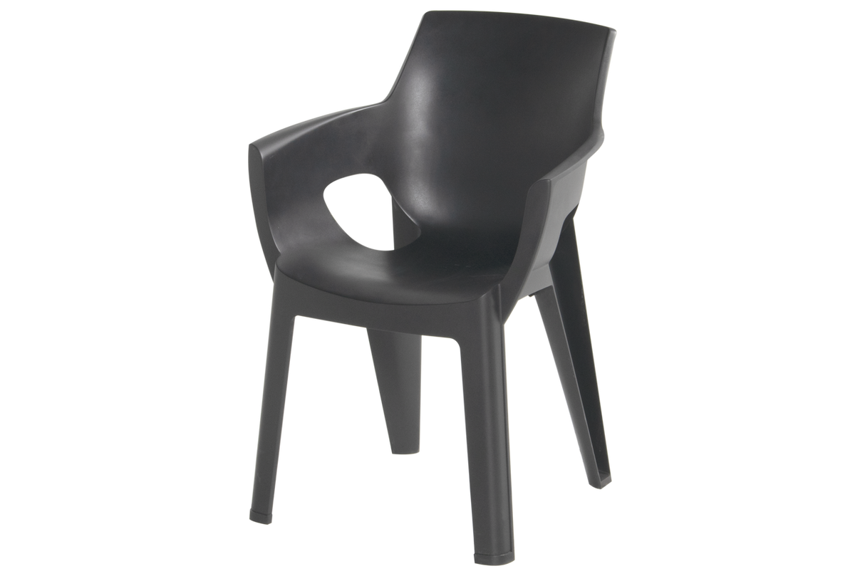 Hartman stapelstoel Ivy - antraciet - 85x60x53 cm