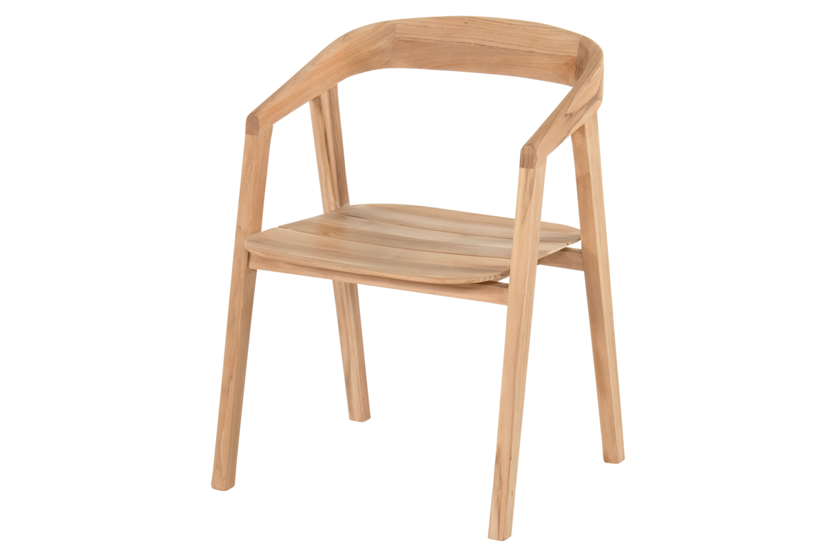 Hartman Junia diningstoel met armleuningen teak