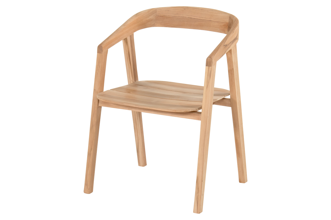 Hartman Junia diningstoel met armleuningen teak