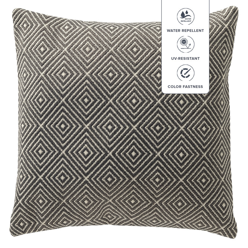 Dutch Decor OSK Verano 45x45cm Charcoal Gray