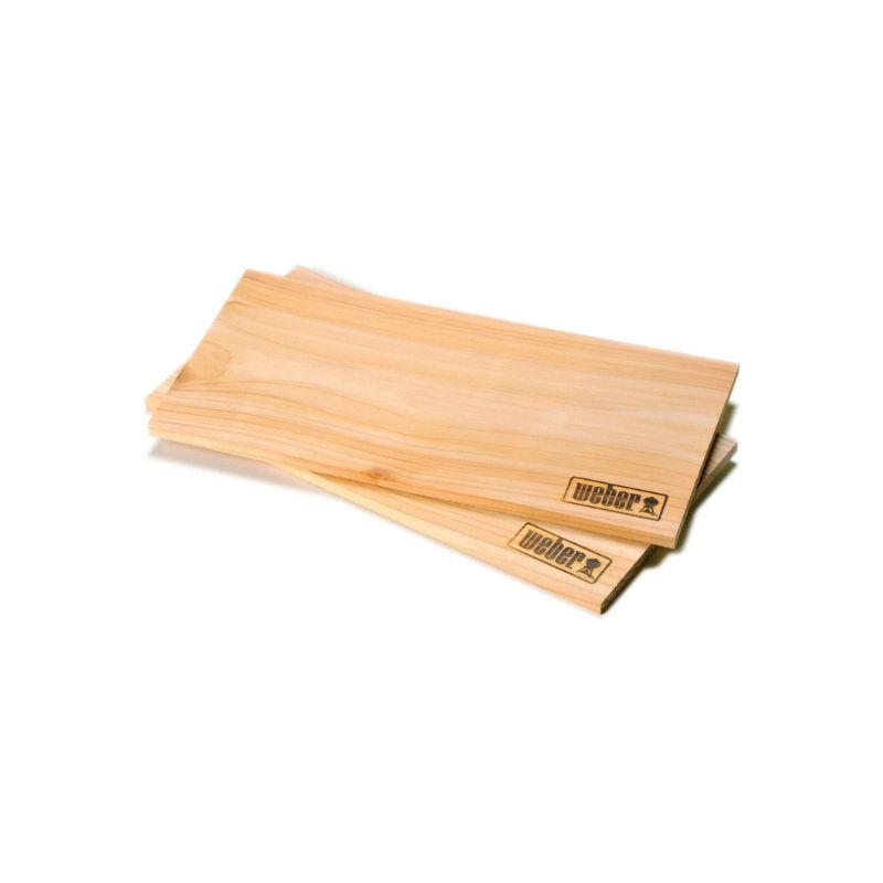 Weber Rookplank Cederhout Klein