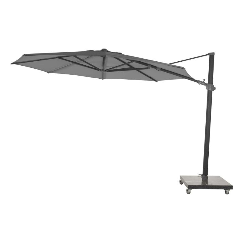 4 Seasons Outdoor Siesta premium Ø350cm zweefparasol charcoal